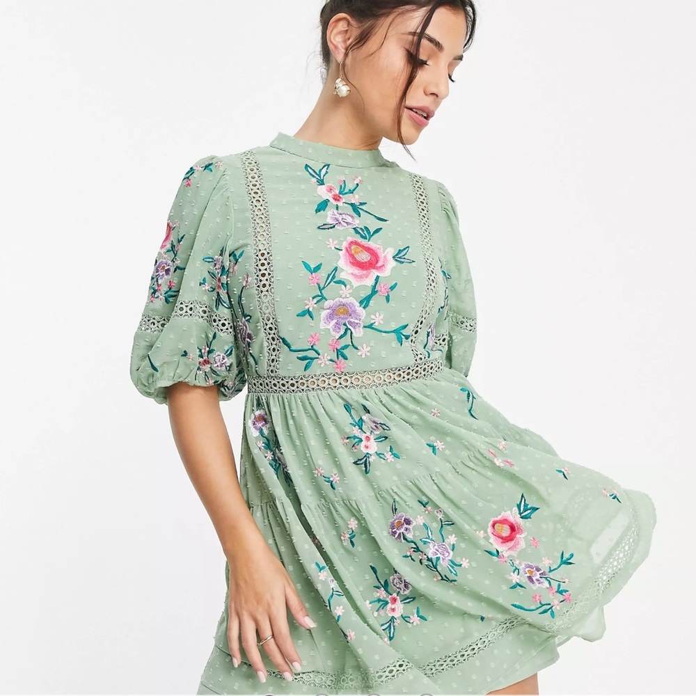 ASOS Petit Green Dress